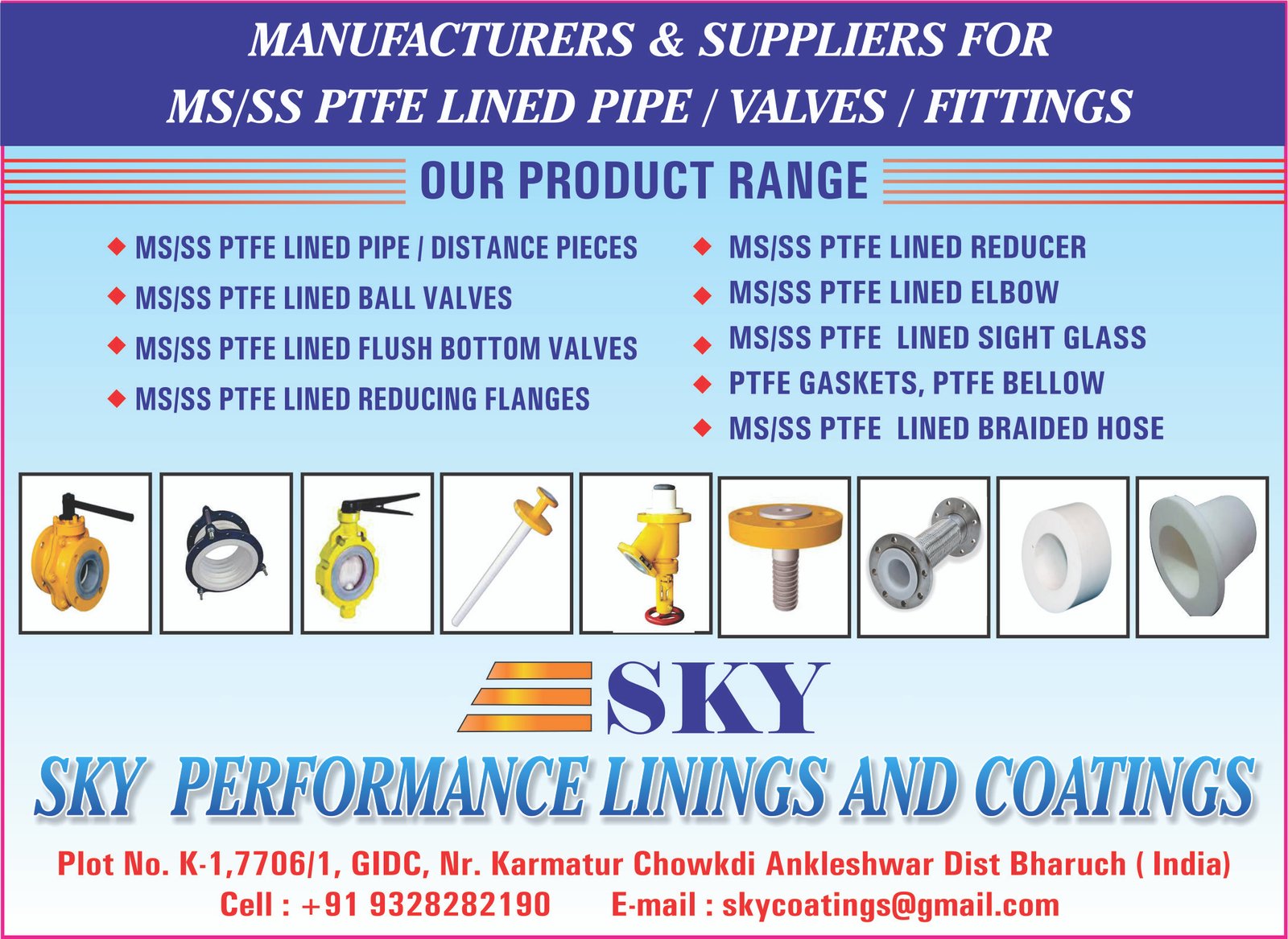 Image for SKY PERFORMANCE LINING & COATING